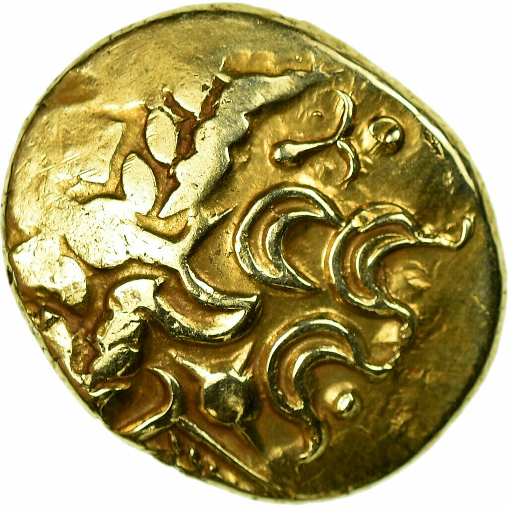 [#485495] Coin, Suessiones, Stater, Ef, Gold, Delestrée:169-170