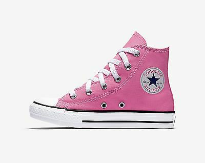 Converse Chuck Taylor All Star Hi Top Pink Shoes Youth Kids Girls Sneakers