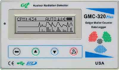 Gq Gmc-320+v4 Geiger Counter Nuclear Radiation Detector Meter Beta Gamma X Ray