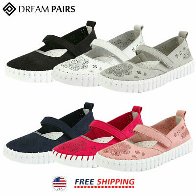 Dream Pairs Girls Flat Shoes Dress Shoes Slip On Ballerina Loafers