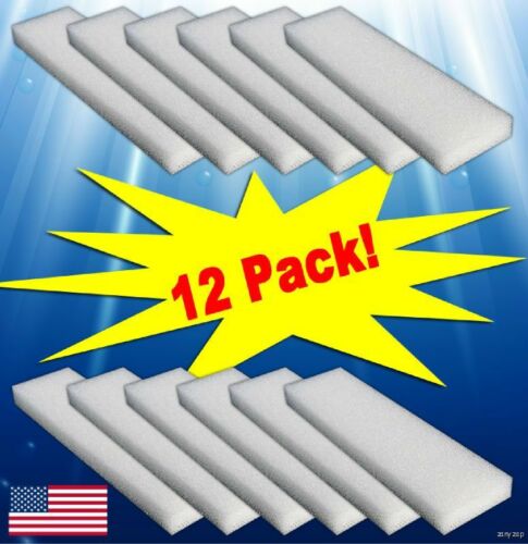 12 Foam Filter Pads For Fluval 204 205 206 304 305 306 Canister Filters